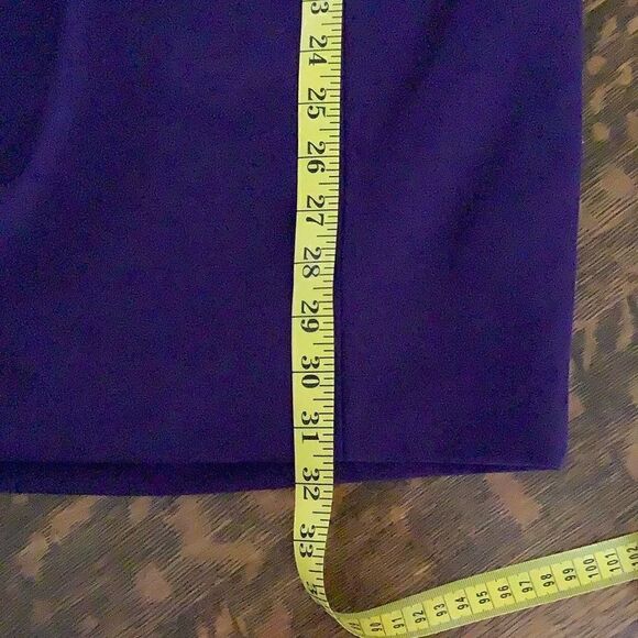 Armani Exchange Purple and a plum Fitted Empire Waist Dress - Picture 10 of 10